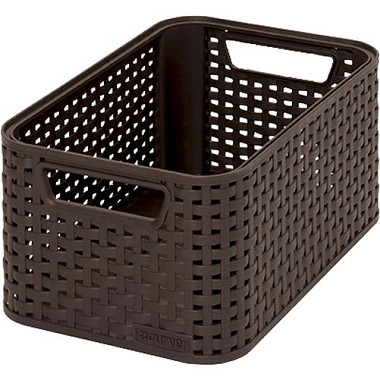 Curver Úložný box RATTAN Style S - hnedý 03614-210