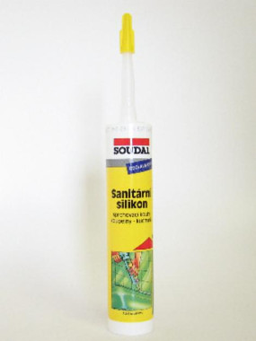 Sanitárny silikón transparent 300ml Soudal 1220400