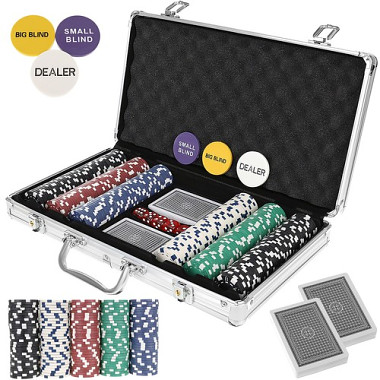 Malatec 23528 Poker set 300 žetónov HQ