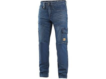 Kalhoty jeans CXS ALBI, pánské, modré, vel. 50