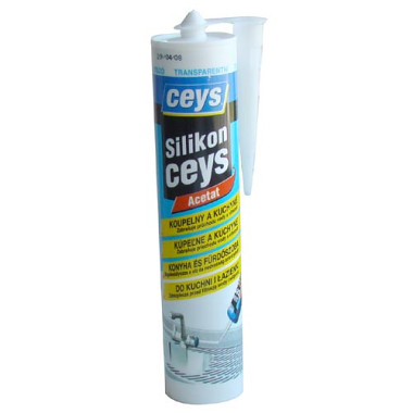 silikón sanitárny 280ml TRANS. CEYS