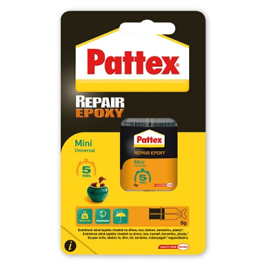 lepidlo epoxidové 6g, 5min. PATTEX REPAIR UNI