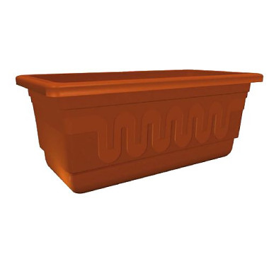 Plastkon Samozavlažovacie Truhlík FANTÁZIA teracota - 40 x 19 x 18 cm