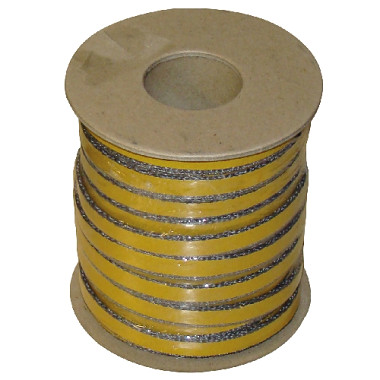 šnúra izolačné 12x4mm (500 ° C) lepiaca (25m)