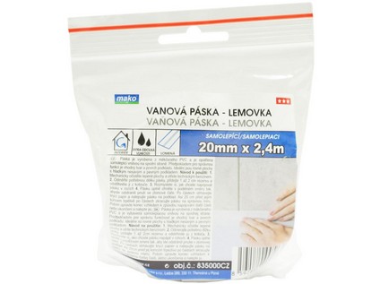 páska vanová lemovka 20mm/2,4m BÍ