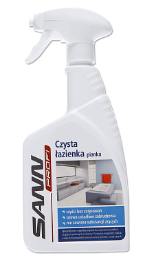 čistič SANN PROFI Čistá koupelna 500ml  pěna