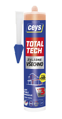 lepidlo univerzální a tmel 290ml CEYS TOTAL TECH terakota