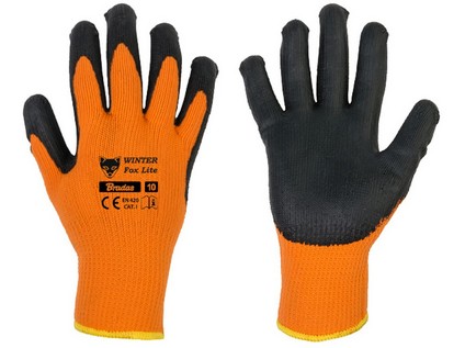 rukavice WINTER FOX LITE 9 latex