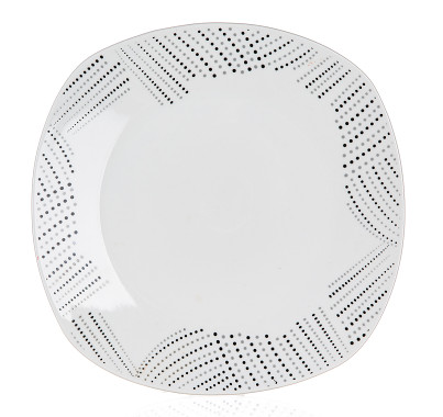 talíř mělký 25cm CHARME dekor porcelánový