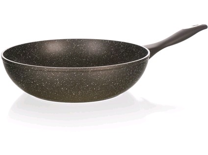 panvica WOK 28x7,8cm / 3mm nepriln.povrch PREMIUM Dark Brown